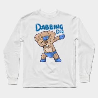 Dabbing dog Long Sleeve T-Shirt